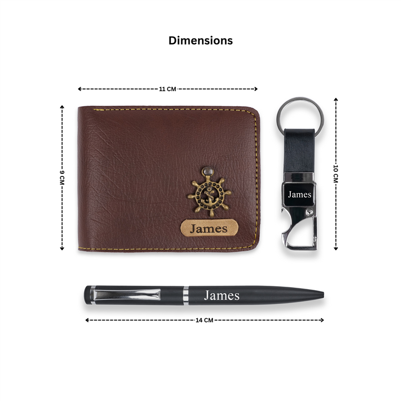 Personalized Pen Keychain and Wallet