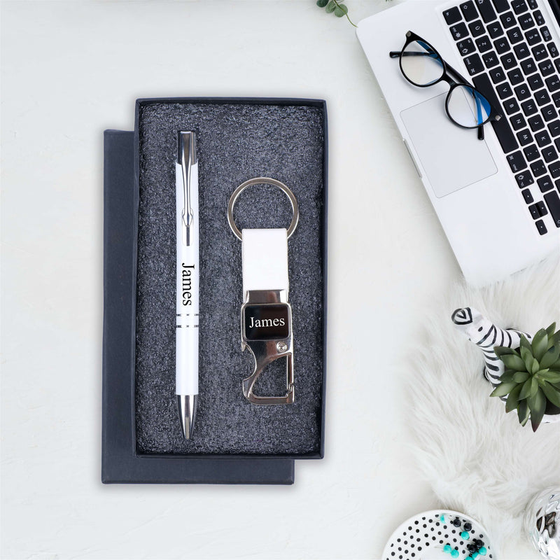 Personalized Pen Keychain Combo