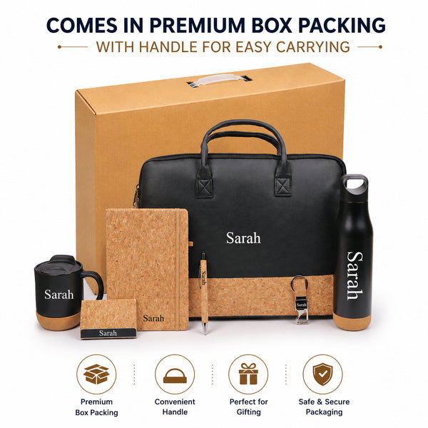 Personalized Set of 7 in 1 Laptop Bag Corporate Set