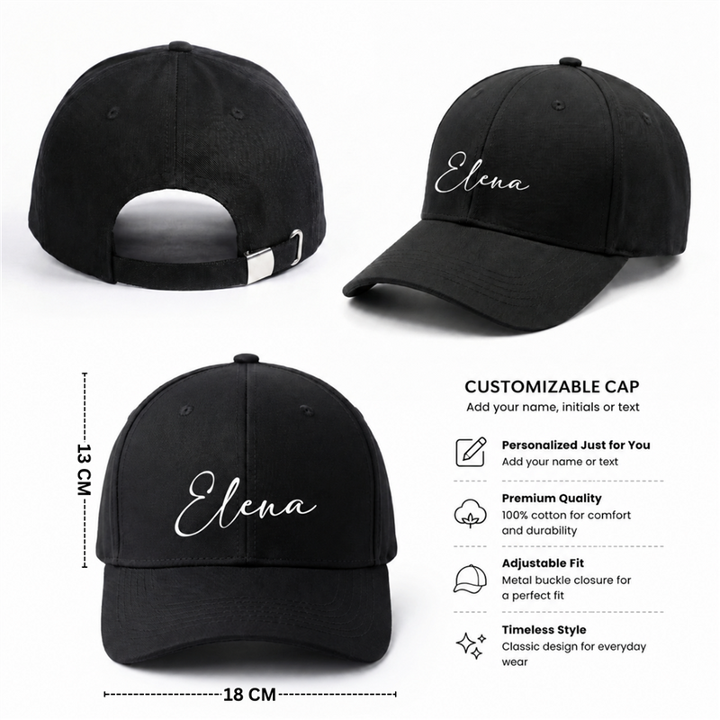 Personalized Tote Bag, Cap and Coffee Tumbler Gift Set