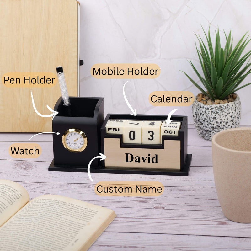 Personalized Tumbler, Diary and Pen Holder Corporate Gift Set