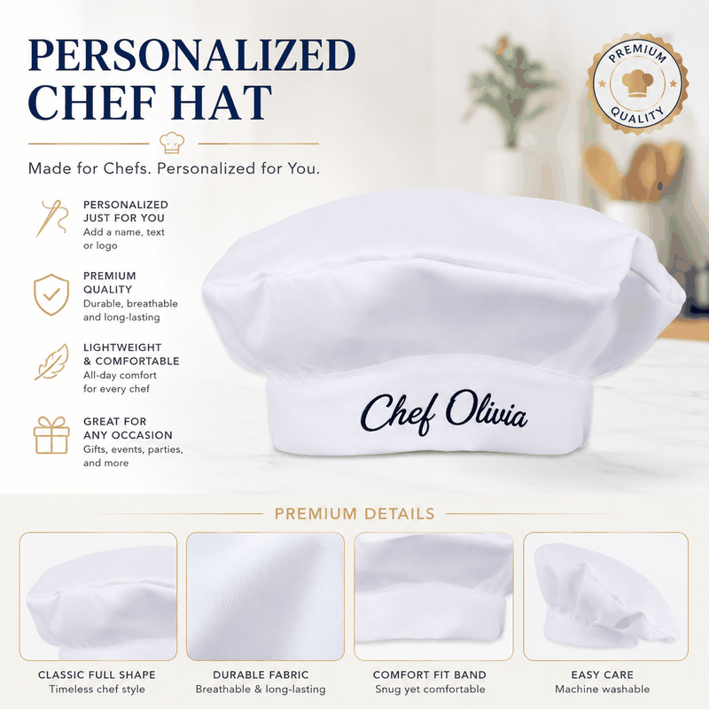 Personalized Apron And Hat
