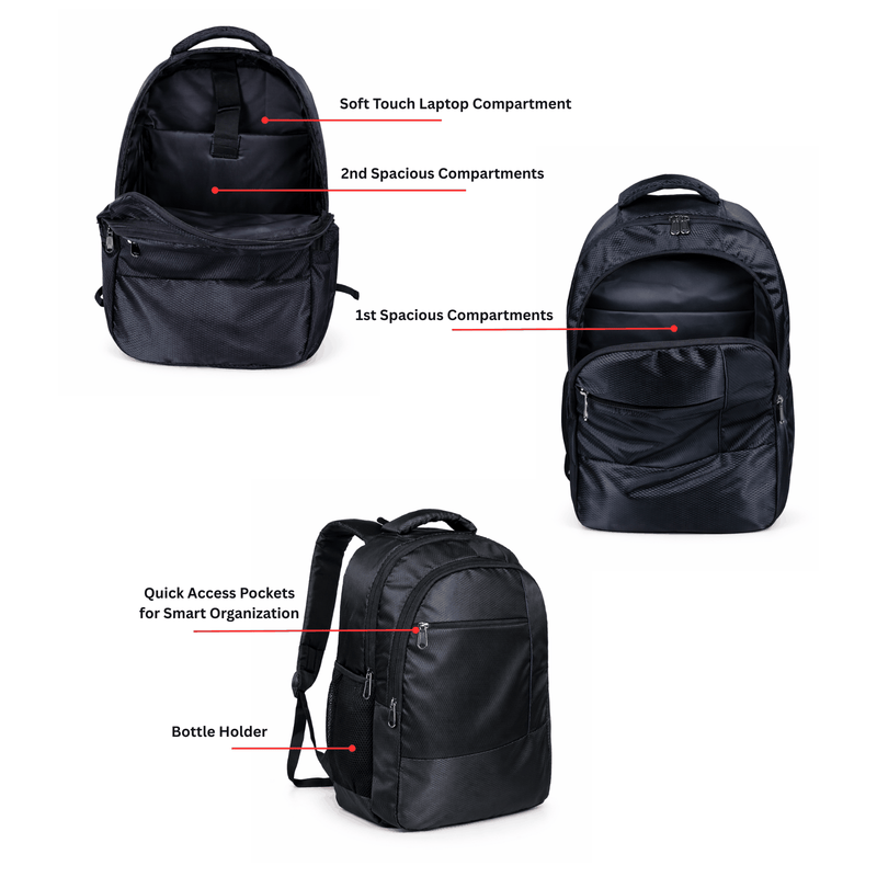 Personalized Backpack Black