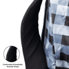 Personalized Checkered Backpack - Black