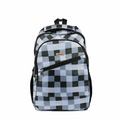 Personalized Checkered Backpack - Black