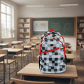 Personalized Checkered Backpack