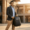 Personalized Leather Bag Black