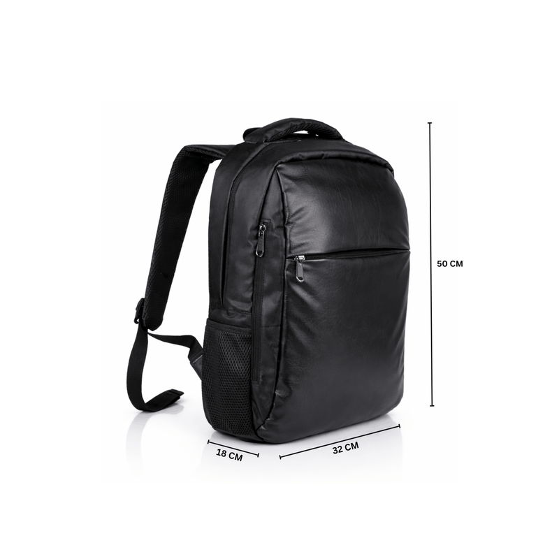Personalized Leather Bag Black