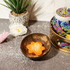 Personalized Coconut Candle Set - Orange