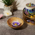 Personalized Coconut Candle Set - Purple