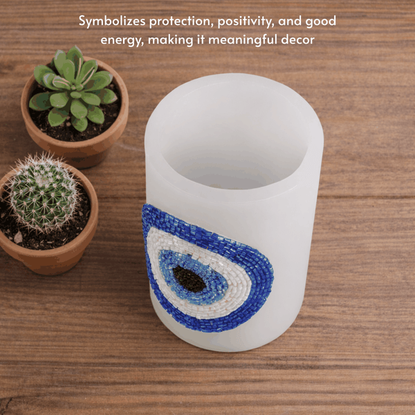 Personalized Evil Eye Candle