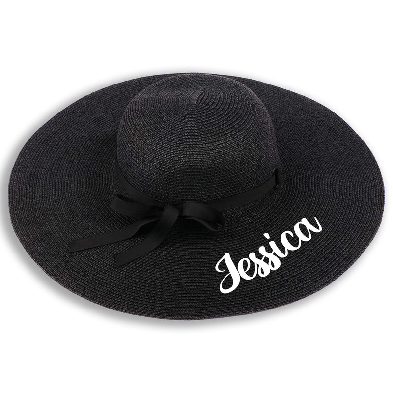 Personalized Black Round Hat