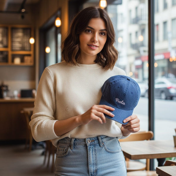Personalized Denim Cap
