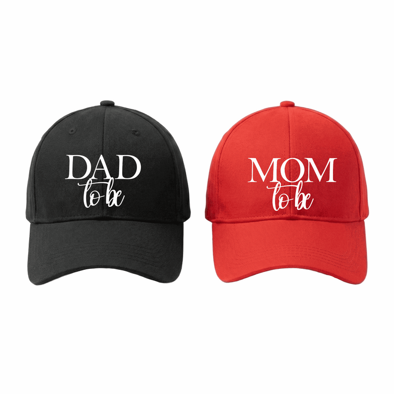 Personalized Personalised Cap Red And Black For Couple