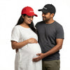Personalized Personalised Cap Red And Black For Couple