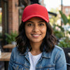 Personalized Personalised Cap Red And Black