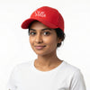 Personalized Personalised Cap Red And Black