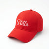 Personalized Personalised Cap Red And Black