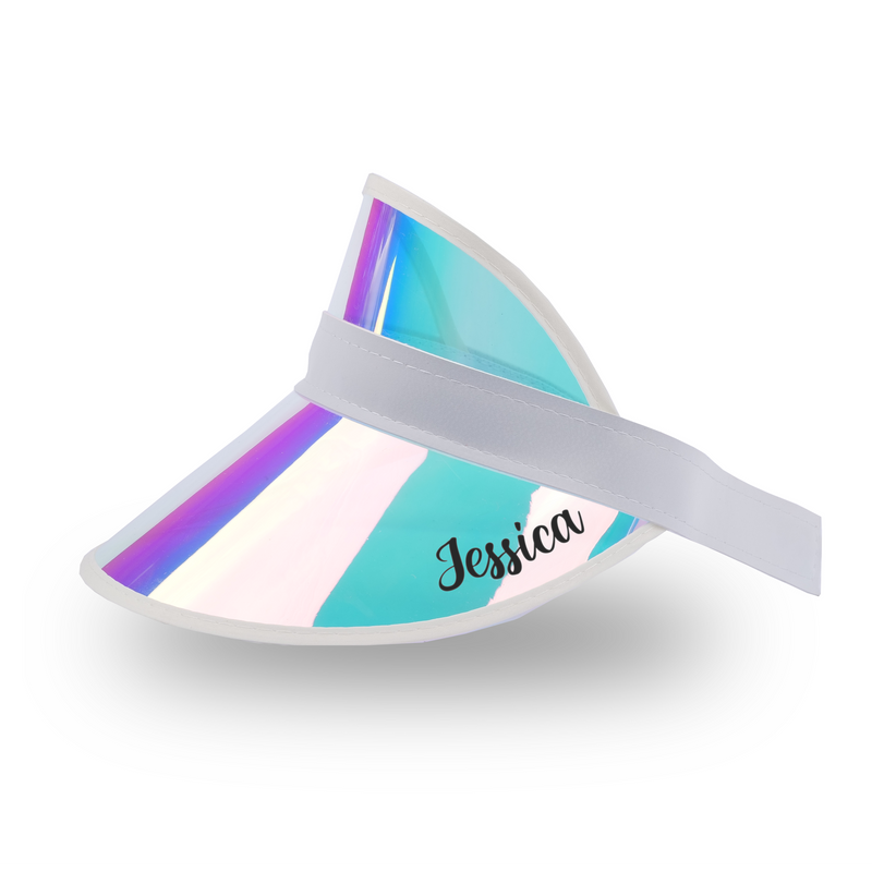 Personalized Visor Hat - White