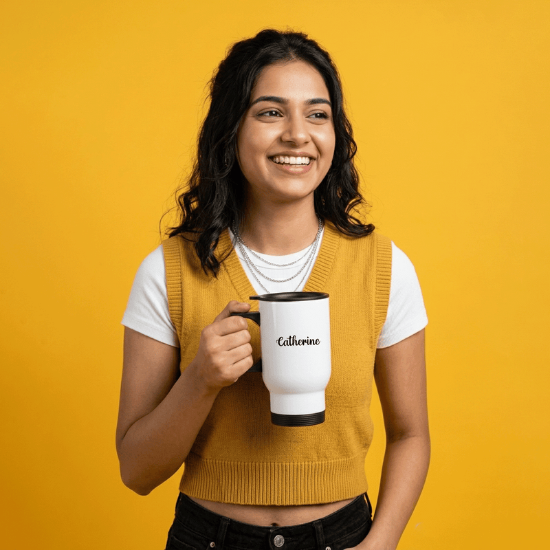 Personalized Long Handle Mug