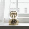 Personalized Couple Decorative Globe - Gold