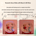 Personalized Couple Musical Snow Globe With Color Changing LED Light 2