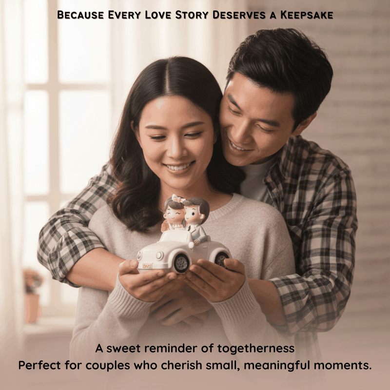 Personalized Couple Car Showpiece