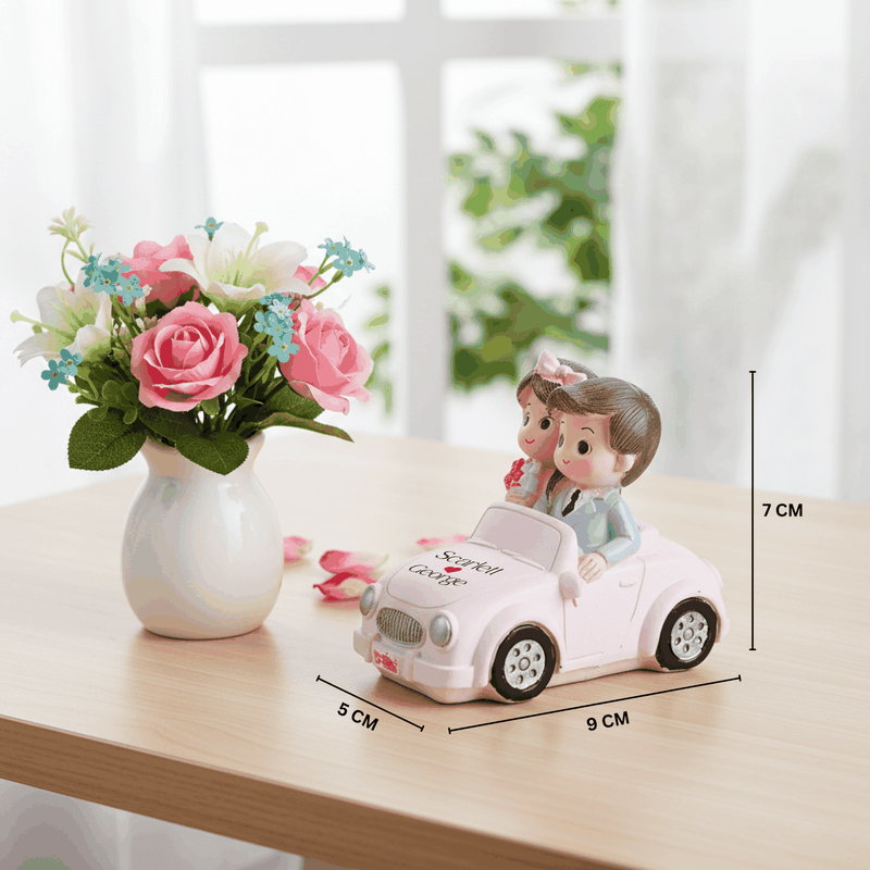 Personalized Couple Car Showpiece