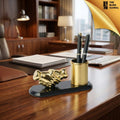 Personalized Handshake Pen Holder