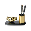 Personalized Handshake Pen Holder