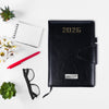 Personalized Black Diary 2026