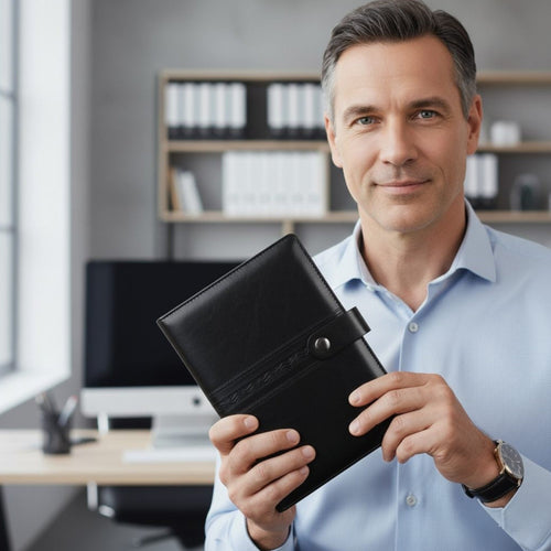 Personalized Black Diary