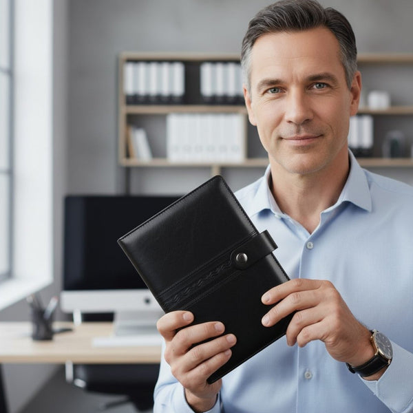 Personalized Black Diary