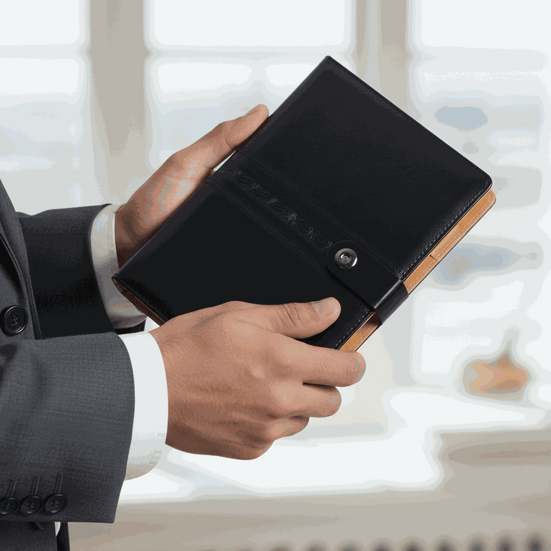 Personalized Black Diary