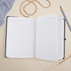 Personalized Black Glitter Diary