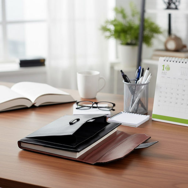 Personalized Black Big Diary
