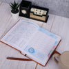 Personalized Brown Diary 2026
