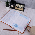 Personalized Brown Diary 2026
