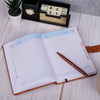 Personalized Brown Diary 2026