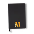 Personalized Alphabet Black Diary