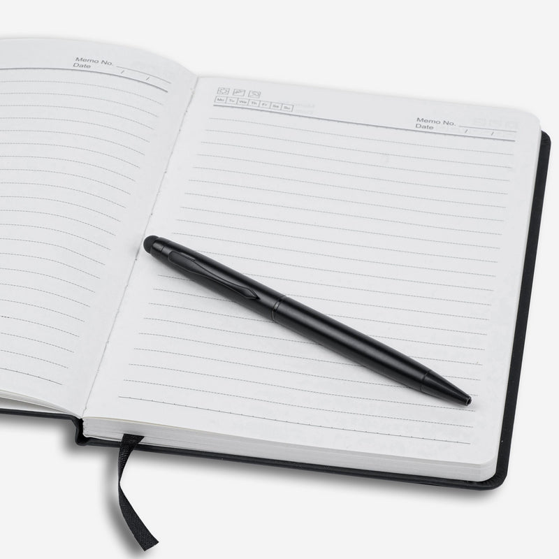 Personalized Alphabet Black Diary