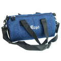 Personalized Denim Duffle Bag