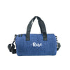Personalized Denim Duffle Bag