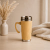 Personalized Bamboo Tumbler With Handle