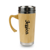Personalized Bamboo Tumbler With Handle