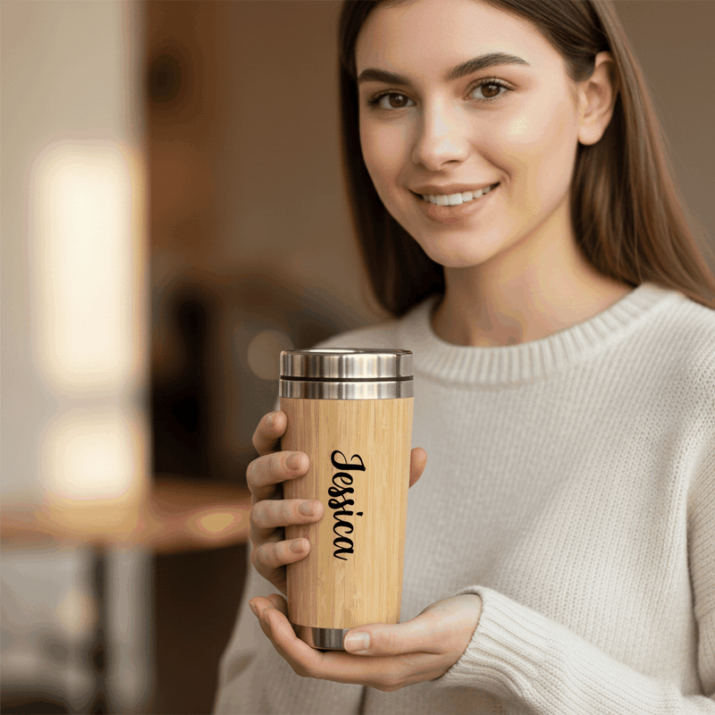 Personalized Bamboo Tumbler