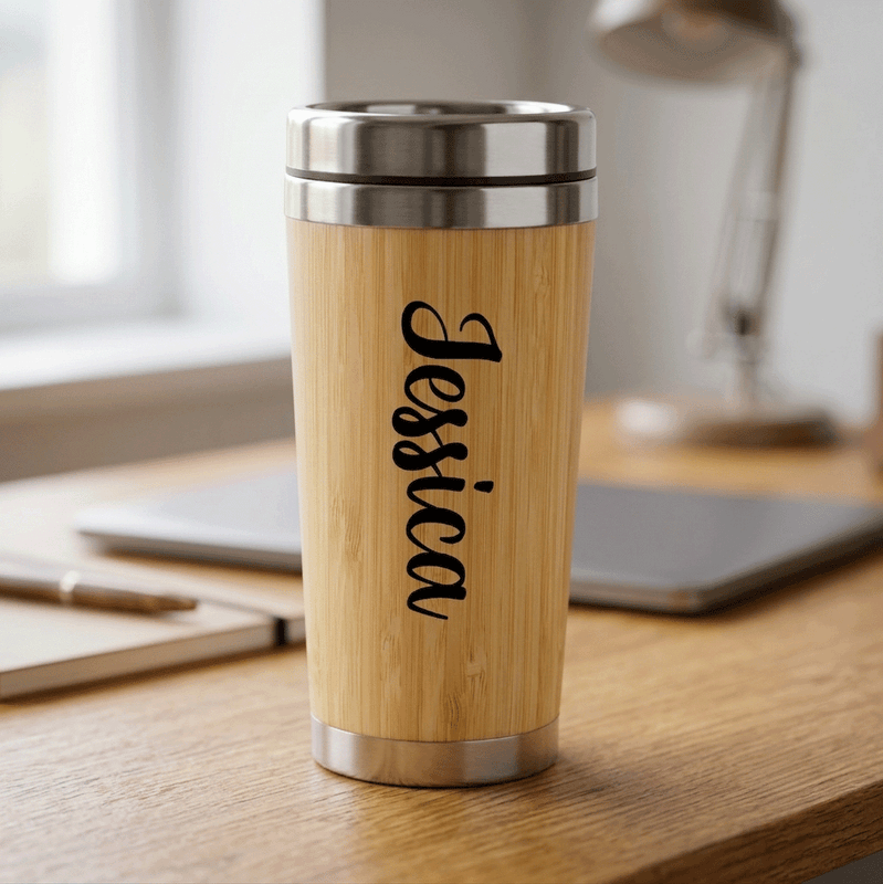 Personalized Bamboo Tumbler