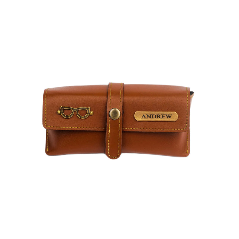 Personalized Eyewear Case - Beige