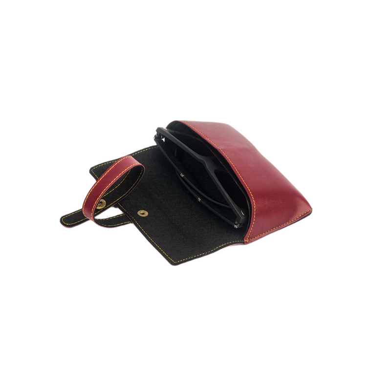 Personalized Eyewear Case - Maroon