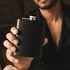 Personalized Hip Flask Black